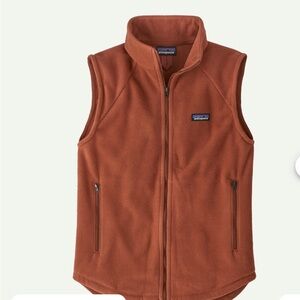 NWT Patagonia Women’s Classic Microdini Fleece Vest - Burnished Red